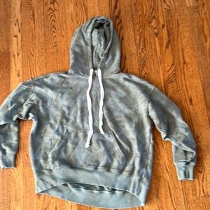 Green tie dye aerie sweatshirt size small